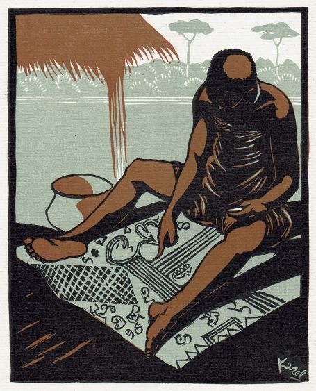 Decoration de pagnes 1955