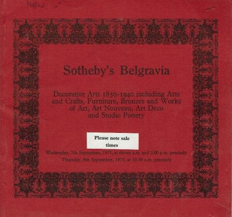 58. Decorative Arts 1850-1940