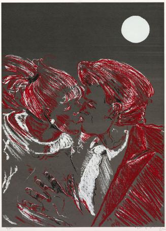 Litho van de Belgische graficus Dees de Bruyne