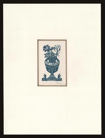 Ex libris ND W. Van Gastel