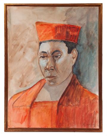 Aquarel, l'homme javanais