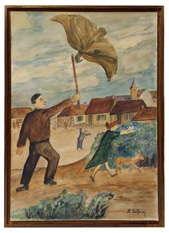 Lutte avec le rapace