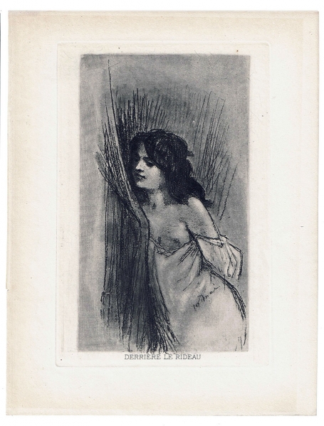 Félicien Rops met een heliogravure