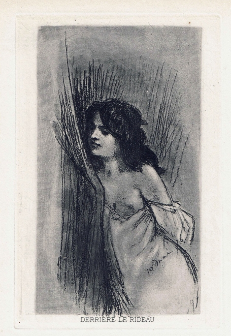 Heliogravure van Félicien Rops exteens 333