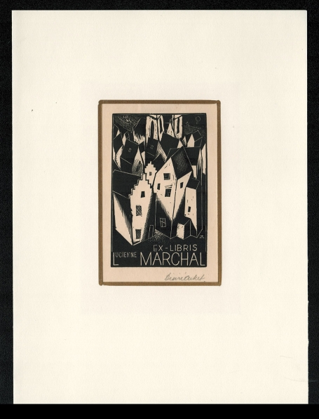 Ex libris Lucienne Marchal