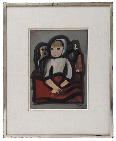 Kindje met de poppen 1943