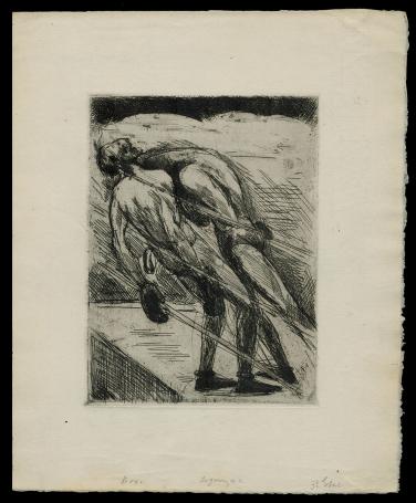 La boxe, 3ème état 1922