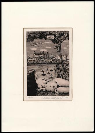 Ex libris Marvin Bolotsky 1995 16/100