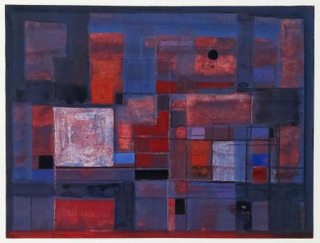 Kunstwerk op papier van de Belgische kunstenaar Dries Van Den Broeck