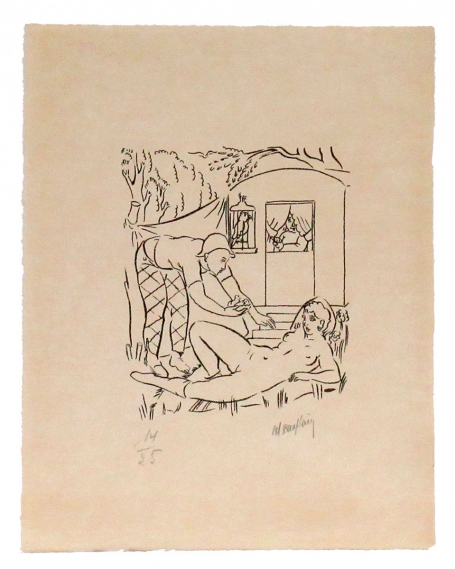 EDGARD SCAUFLAIRE litho