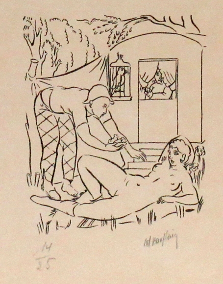 Litho van EDGARD SCAUFLAIRE kopen