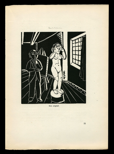 Houtsnede Méditation 1928  x/15