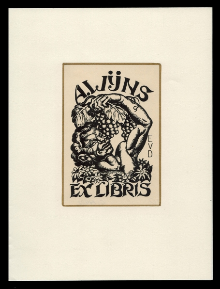Ex Libris A. Wijns 1954