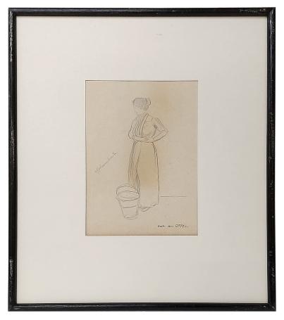 Tekening, appelsienenleurster