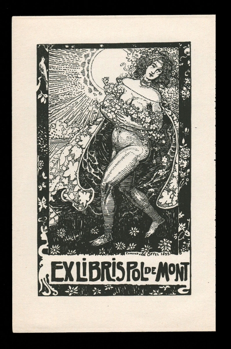 Ex Libris Pol de Mont 1899