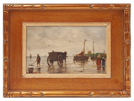 Schilderij van de Belgische schilder Edward Portielje kopen