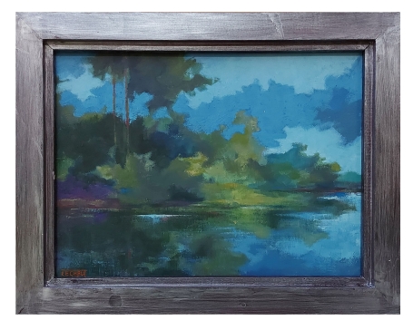 Kunstwerk op poneel van de Belgische  kunstenaar Eugène Eechaut kopen