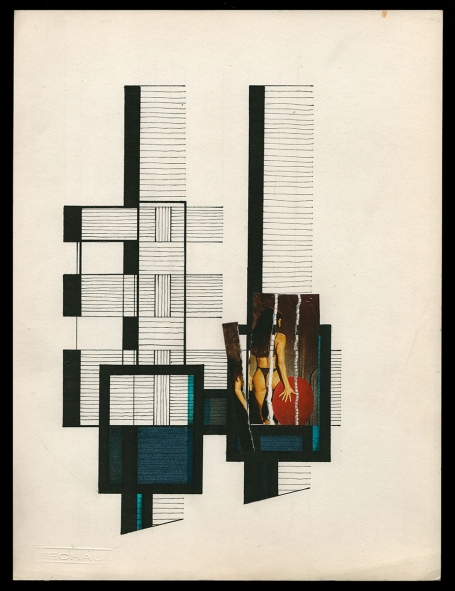 De dame in bikini architecturaal 12 04 97