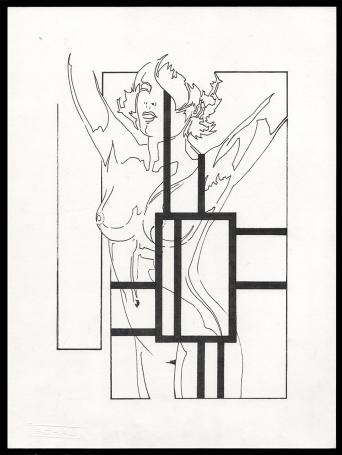 Staand uitrekkende takken dame 120689