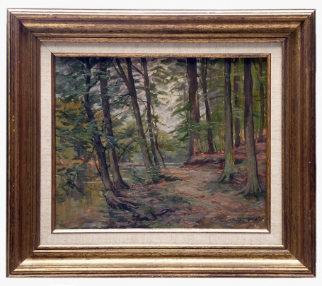 Schilderij van de Belgische schilder Emile De Geld uit 1942