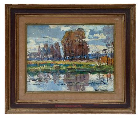 Reflectie in het kanaal