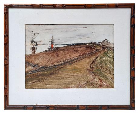 Grote boei op de Schelde