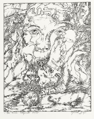 Lyrische prenten 1979, der zinnen labyrinth 66/95