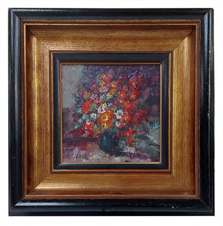 Klein kunstwerkje, bloemenstilleven