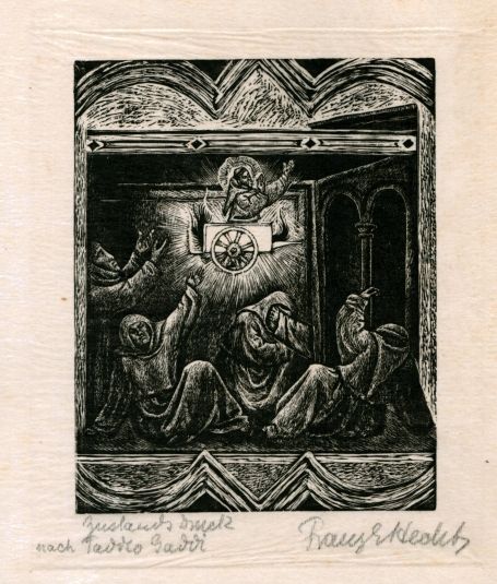 Aus Dem Leben Des Heiligen Franz (nach Taddeo Gaddi) 1922