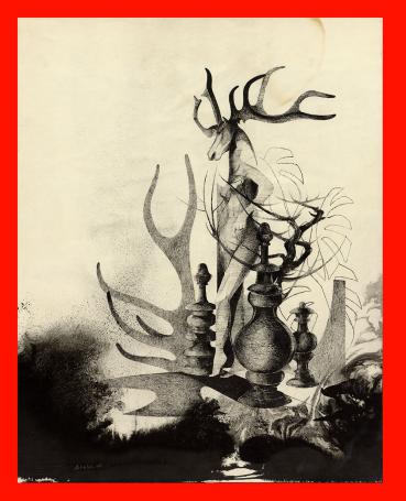 De hertenvrouw op het schaakspel 1970