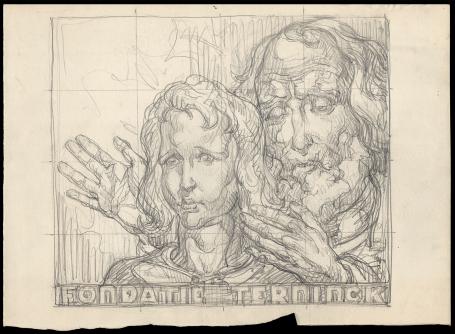 Tekening karakterkoppen C