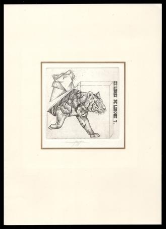 Ex libris De Langhe T.