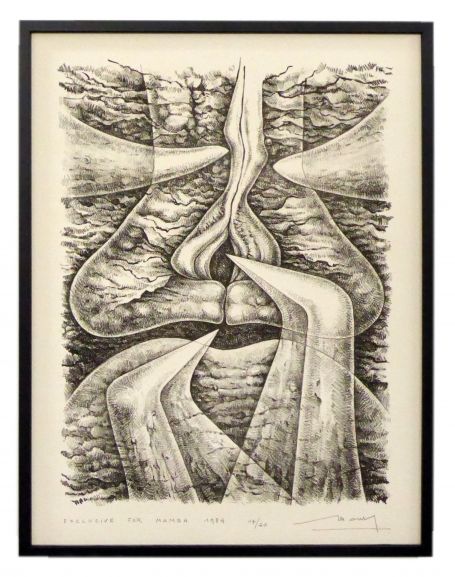 Litho van Roland Monteyne