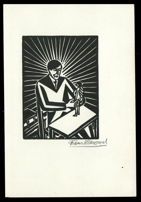 Houtsnede van Belgische houtsnijder Frans Masereel kopen