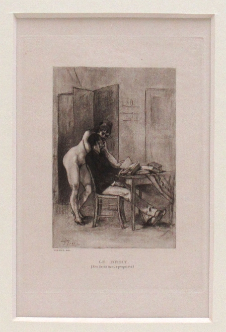 Félicien Rops met een heliogravure