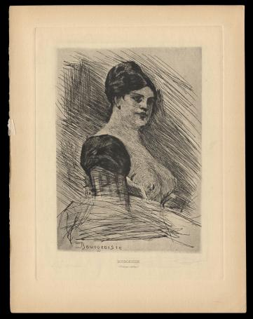 Heliogravure Bourgeoisie 1905 Exsteens 970.2