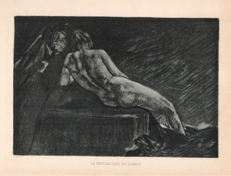 Félicien Rops met een heliogravure