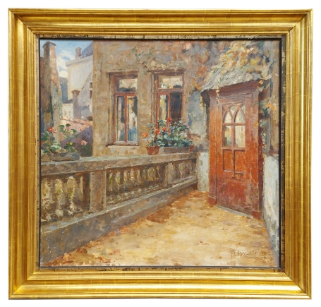 Binnenkoer Wolstraat 7 Antwerpen 1940