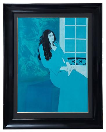 De blauwe dame met rode ogen 1976