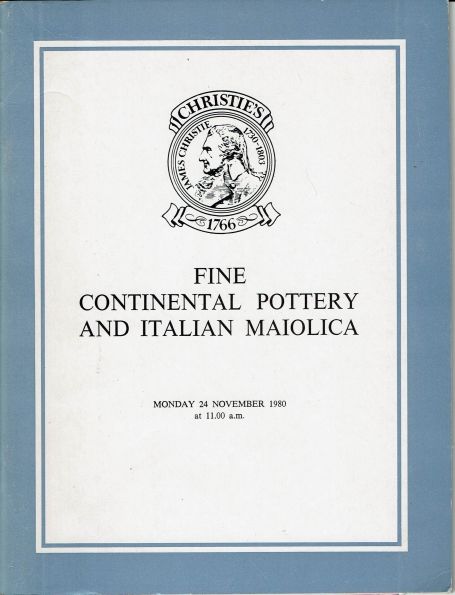 64. Fine Continental Pottery and Italian Maiolica