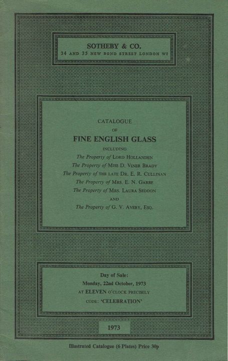 27. Fine English Glass