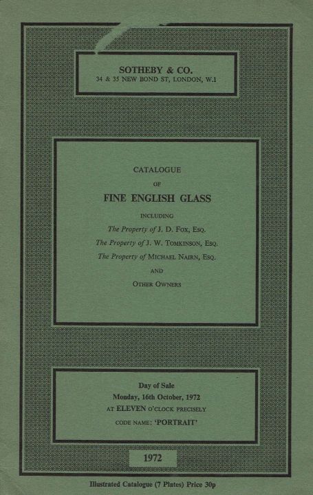 31. Fine English Glass
