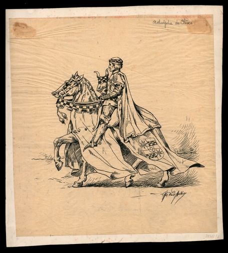 Pendrawing, Adolphe de Clèves