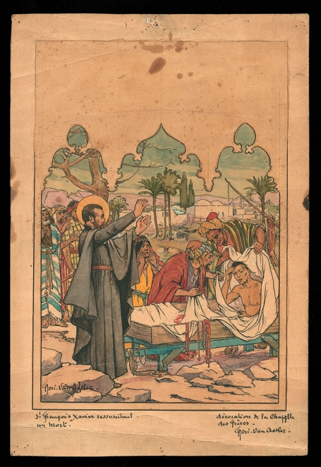 St François Xavier ressuscitant un mort