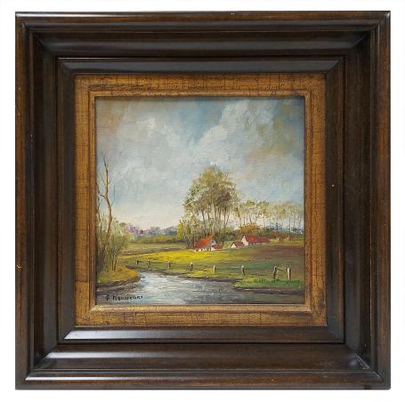 Klein fijn landschapje aan de beek