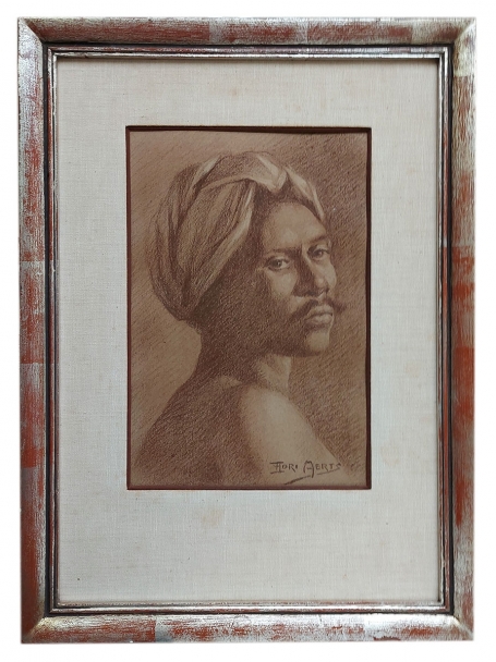 Karakterhoofd Oosterse man