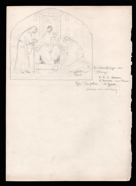 Schets Beschermheiligen van Brugge