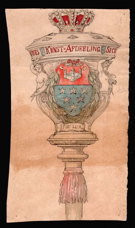 Gekleurde tekening van Flori Van Acker kopen