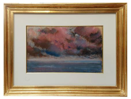 Pastel, Wolkendek boven het water