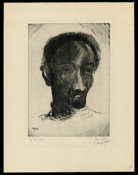 Mannenhoofd Studie 1917 1/3